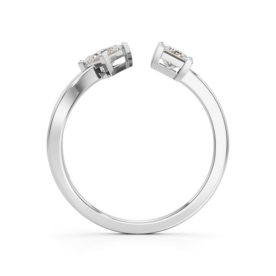 0.25Ct Princess Shape Casual Ring