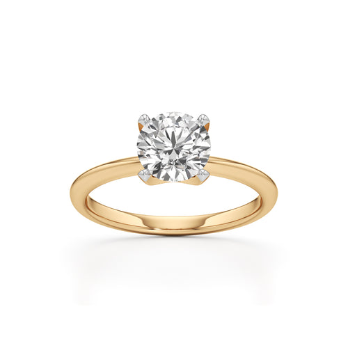 Solirina 15Ct Four Prong Round Cut Solitaire Ring