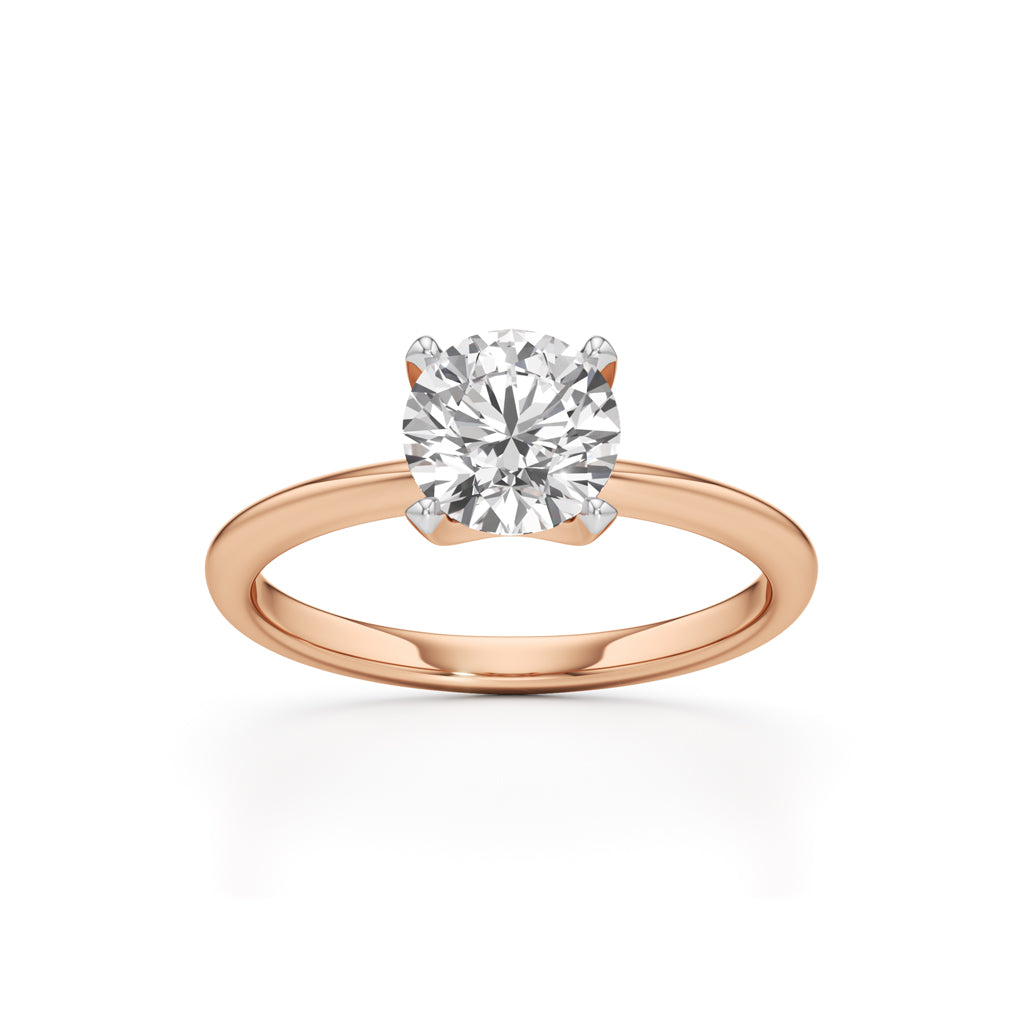 Solirina 15Ct Four Prong Round Cut Solitaire Ring