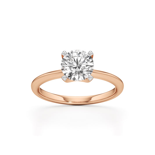 Solirina 15Ct Four Prong Round Cut Solitaire Ring
