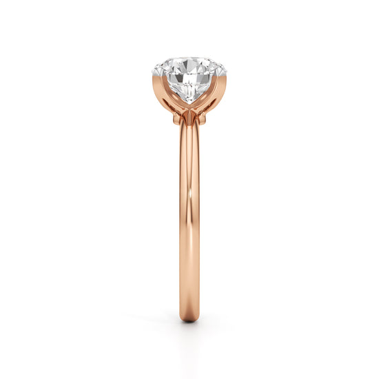 Solirina 15Ct Four Prong Round Cut Solitaire Ring