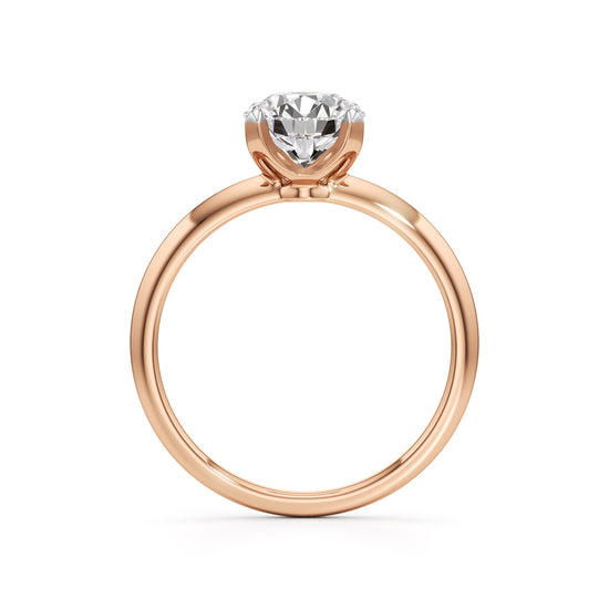 Solirina 15Ct Four Prong Round Cut Solitaire Ring