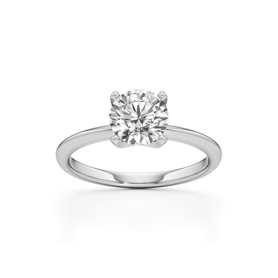 Solirina 15Ct Four Prong Round Cut Solitaire Ring