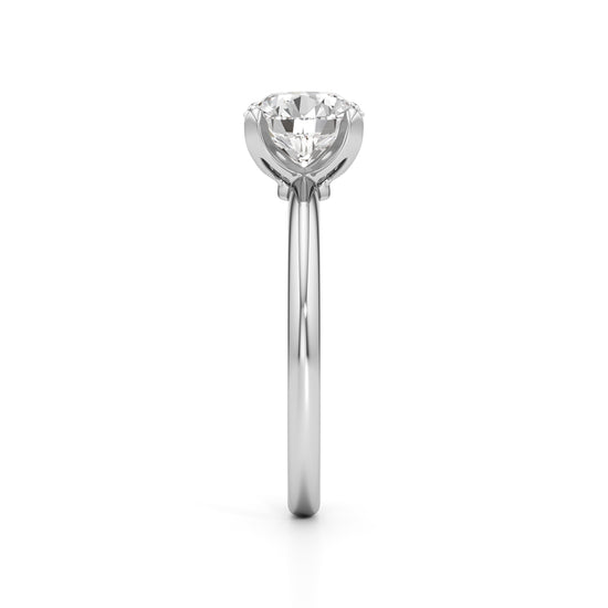 Solirina 15Ct Four Prong Round Cut Solitaire Ring