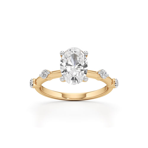 Soliria 225Ct Oval Cut Solitaire Ring