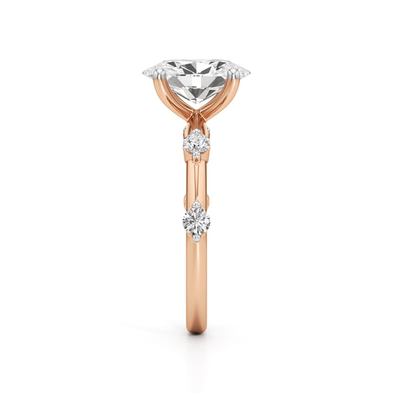 Soliria 225Ct Oval Cut Solitaire Ring