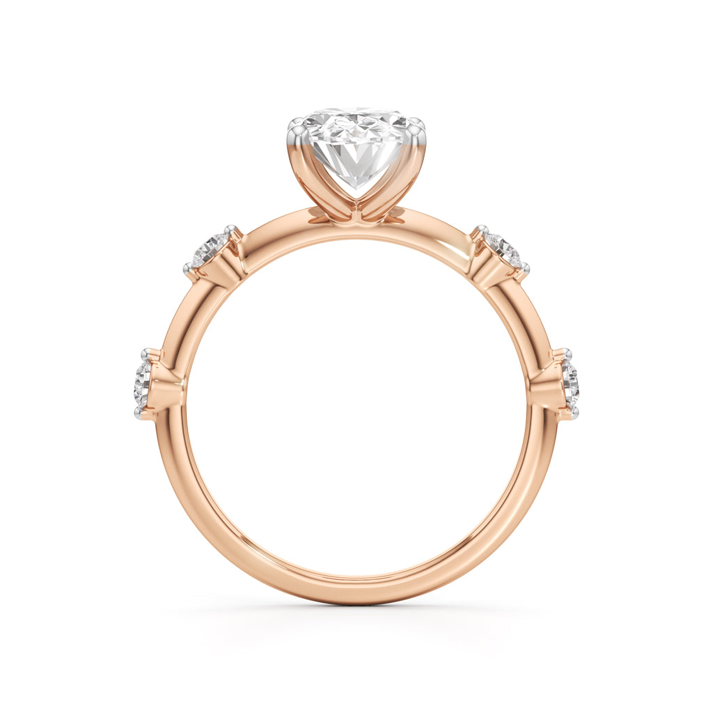 Soliria 225Ct Oval Cut Solitaire Ring