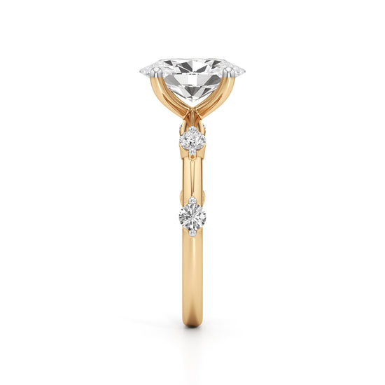 Soliria 225Ct Oval Cut Solitaire Ring