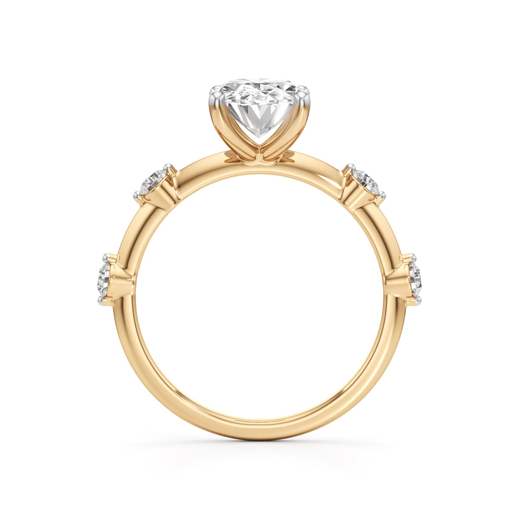 Soliria 225Ct Oval Cut Solitaire Ring