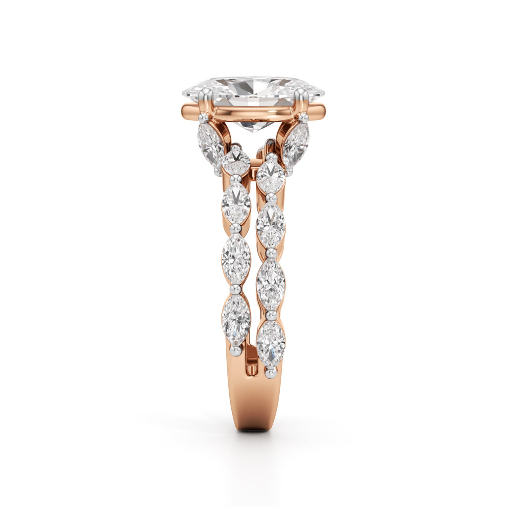 3Ct Oval Shape Engagement