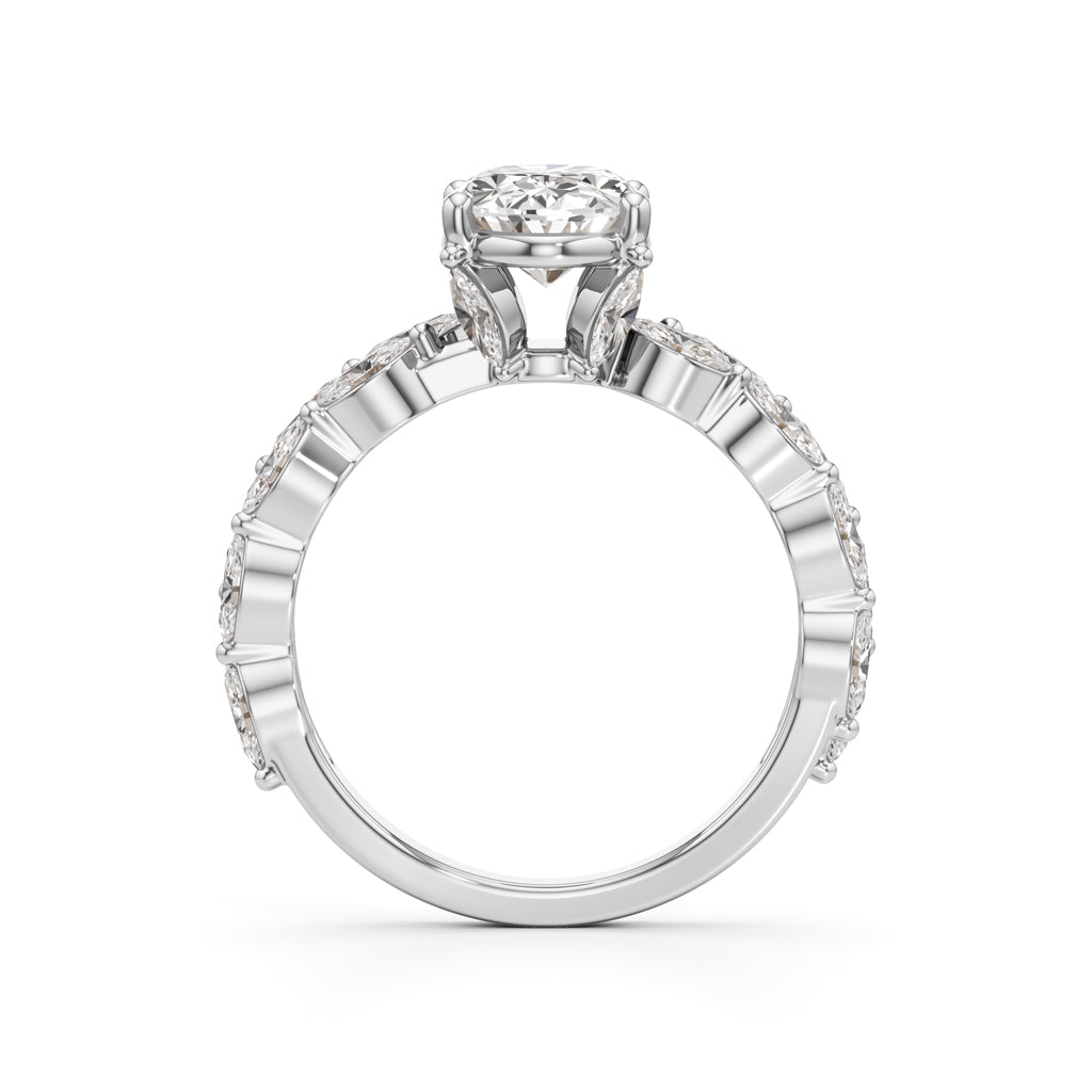 3Ct Oval Shape Engagement