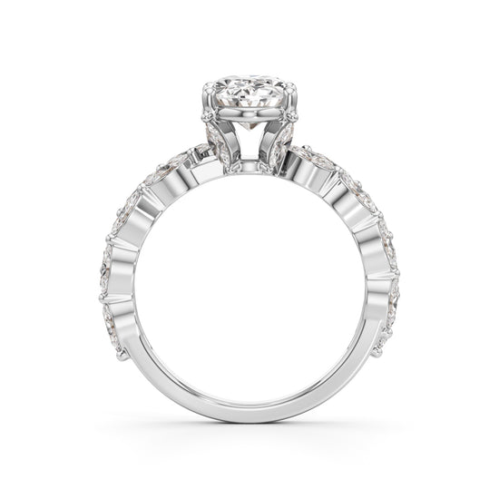 3Ct Oval Shape Engagement