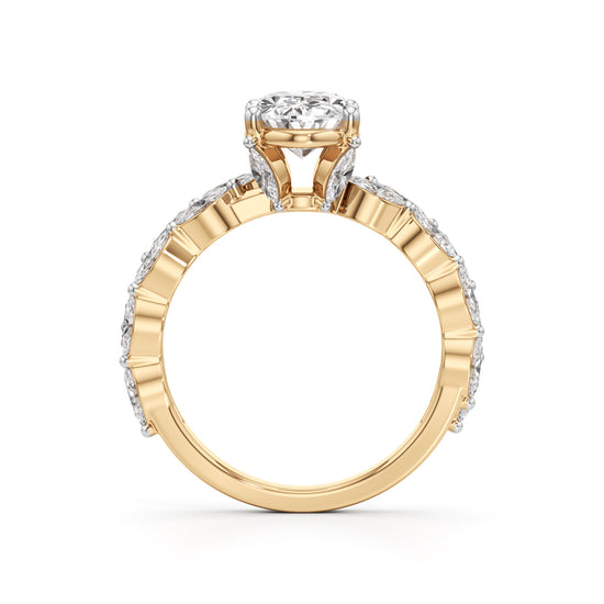 3Ct Oval Shape Engagement