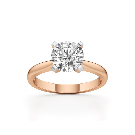 Solurelle 2Ct Round Cut Solitaire Ring