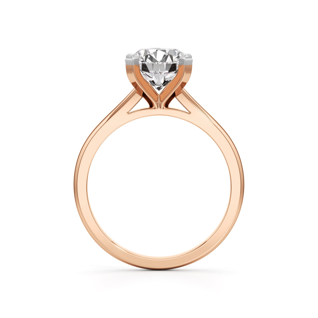 Solurelle 2Ct Round Cut Solitaire Ring
