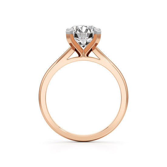 Solurelle 2Ct Round Cut Solitaire Ring