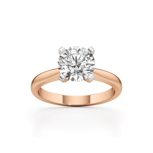 Solurelle 2Ct Round Cut Solitaire Ring