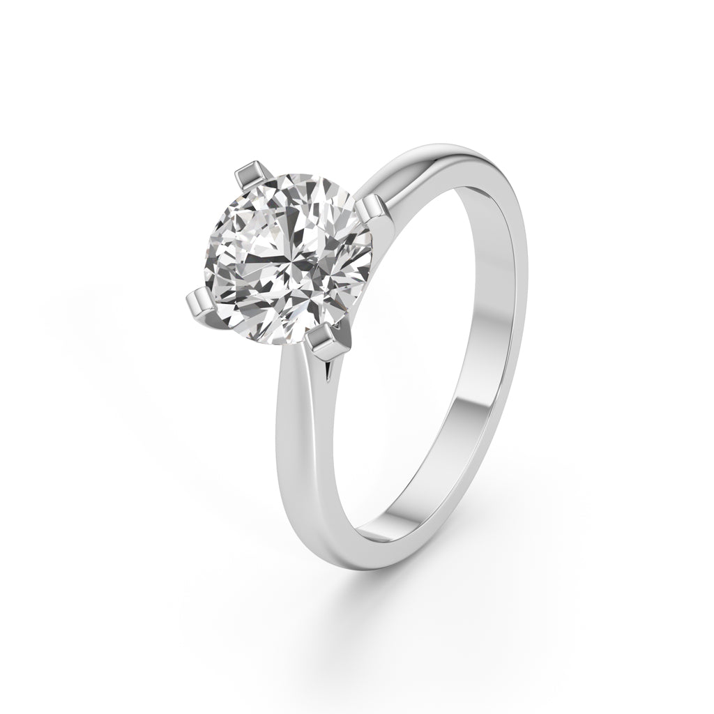Solurelle 2Ct Round Cut Solitaire Ring