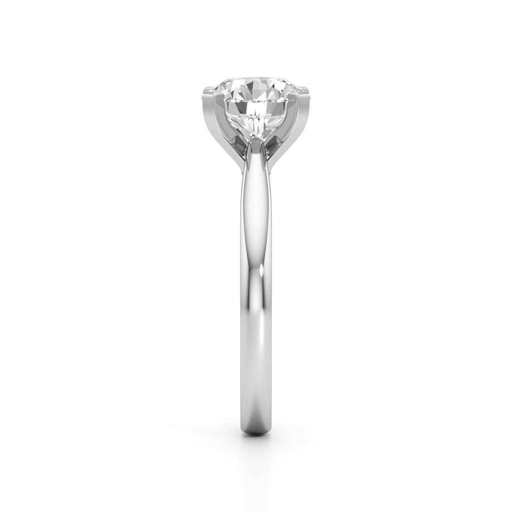 Solurelle 2Ct Round Cut Solitaire Ring