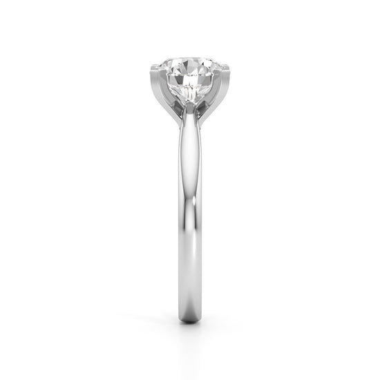 Solurelle 2Ct Round Cut Solitaire Ring