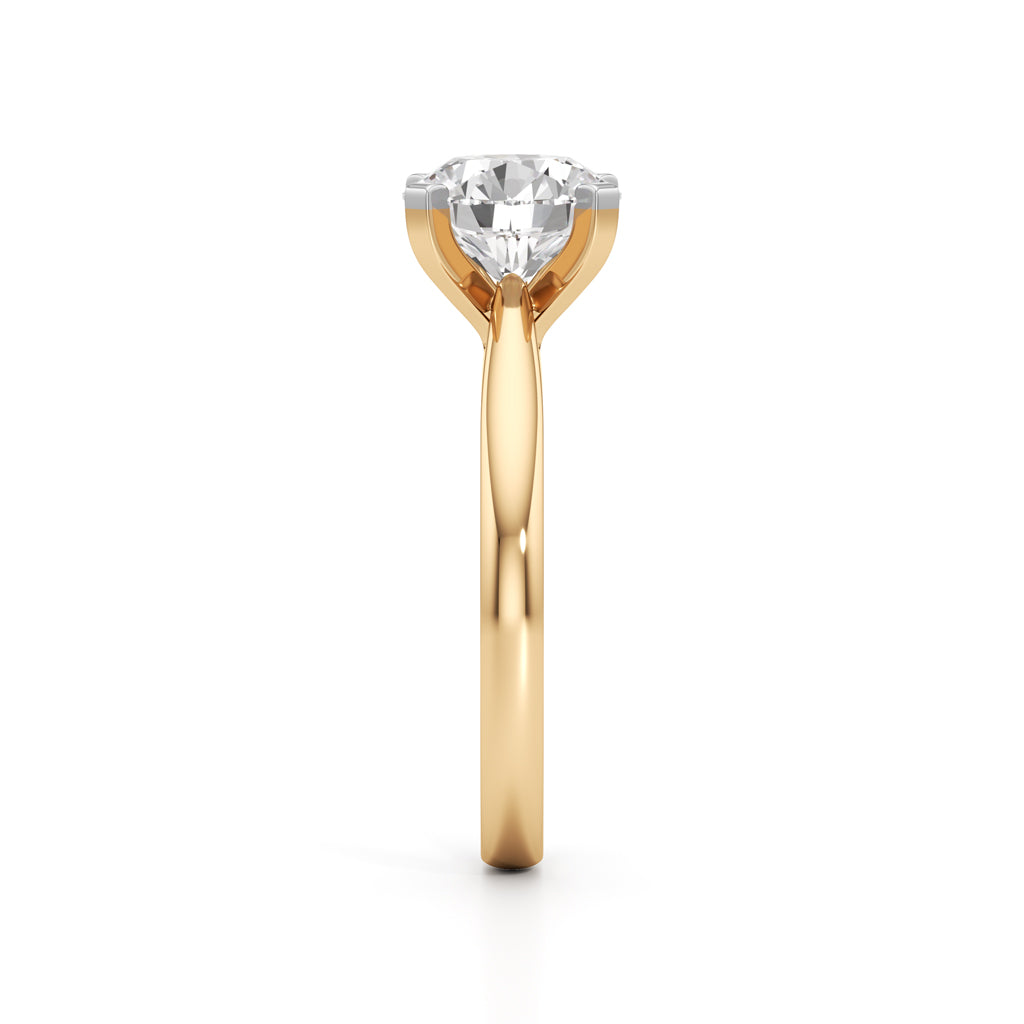 Solurelle 2Ct Round Cut Solitaire Ring