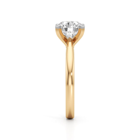 Solurelle 2Ct Round Cut Solitaire Ring