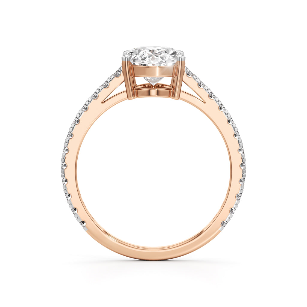 Eternessa 225Ct Oval Cut Engagement Ring