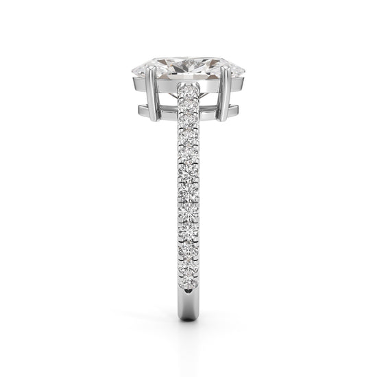 Eternessa 225Ct Oval Cut Engagement Ring