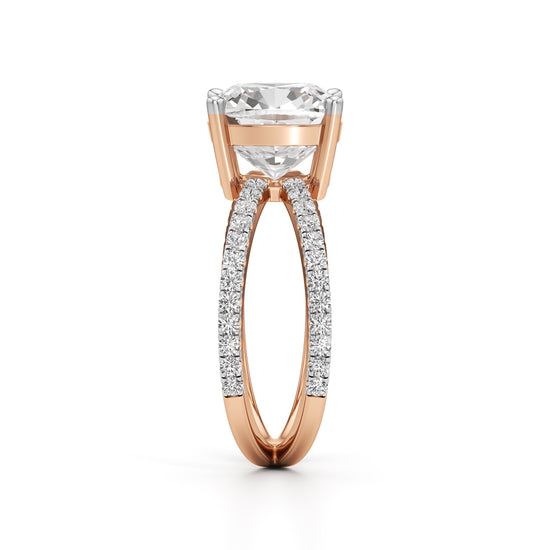 Velarix 4Ct Trilliants Round Cut Ring