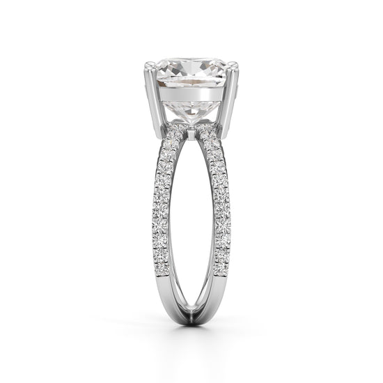Velarix 4Ct Trilliants Round Cut Ring