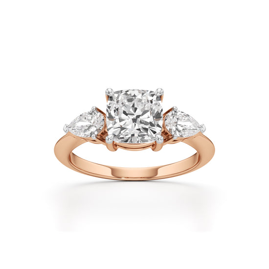 Trionica 2.25Ct Pear Shaped Cushion Cut Ring