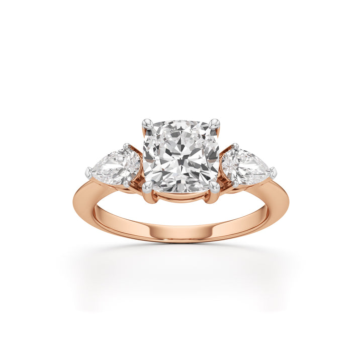 Trionica 2.25Ct Pear Shaped Cushion Cut Ring
