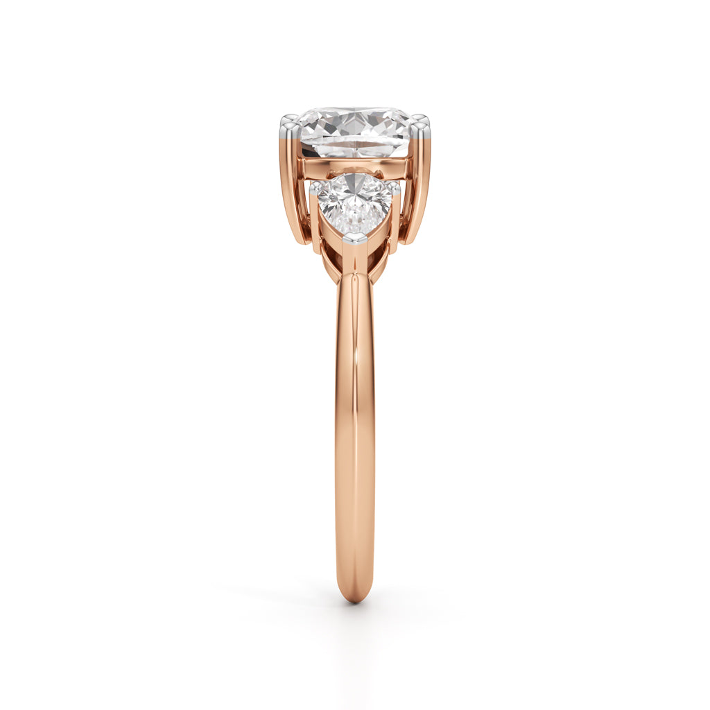 Trionica 2.25Ct Pear Shaped Cushion Cut Ring