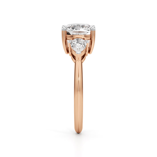 Trionica 2.25Ct Pear Shaped Cushion Cut Ring