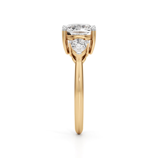 Trionica 2.25Ct Pear Shaped Cushion Cut Ring