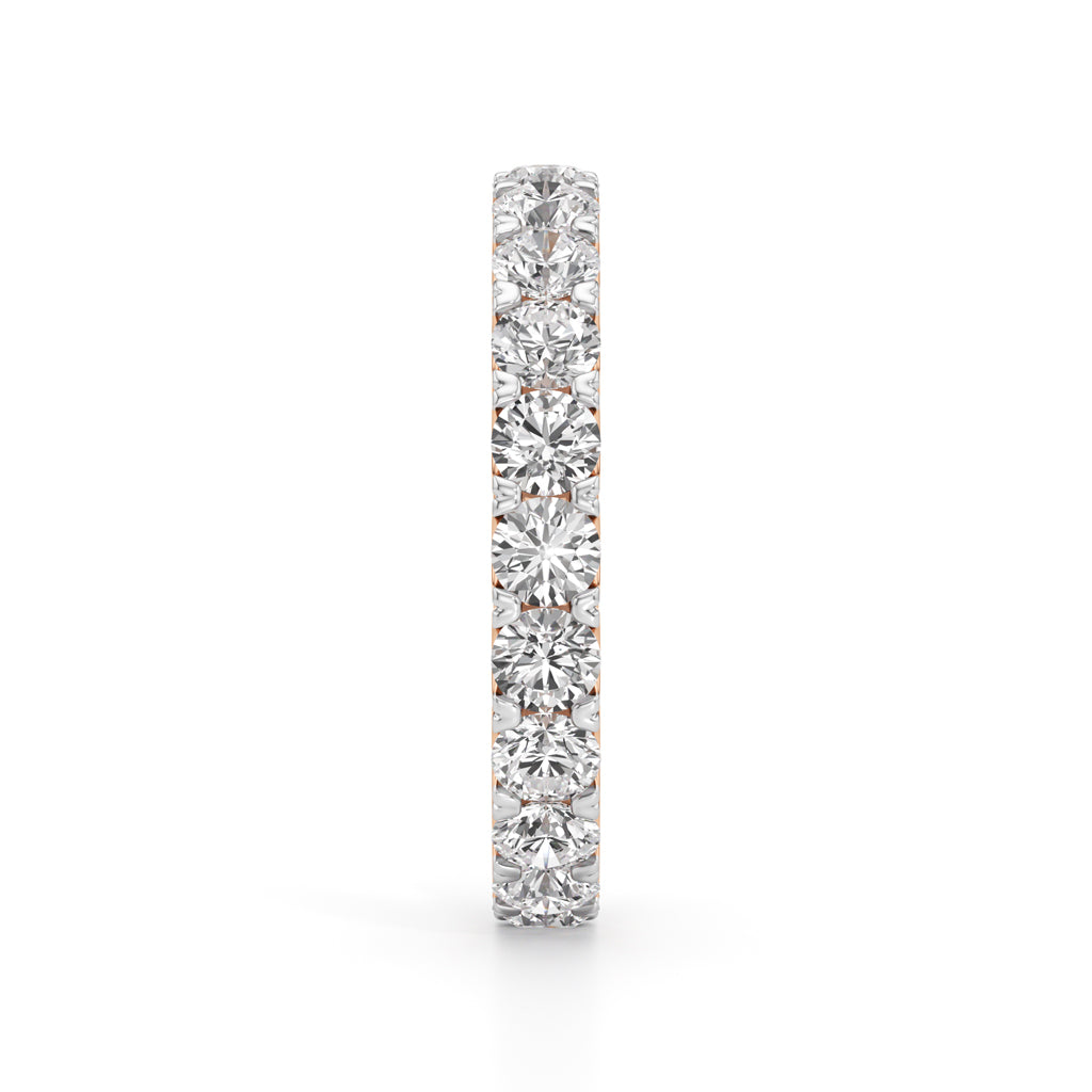 Radiance 275Ct Arc Prong Set Round Ring