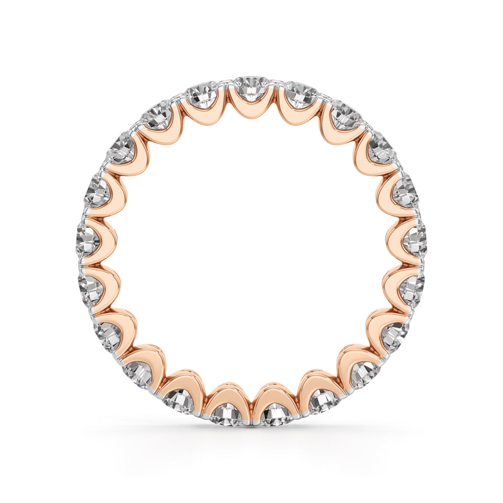 Radiance 275Ct Arc Prong Set Round Ring
