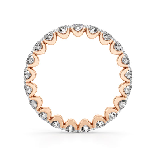 Radiance 275Ct Arc Prong Set Round Ring