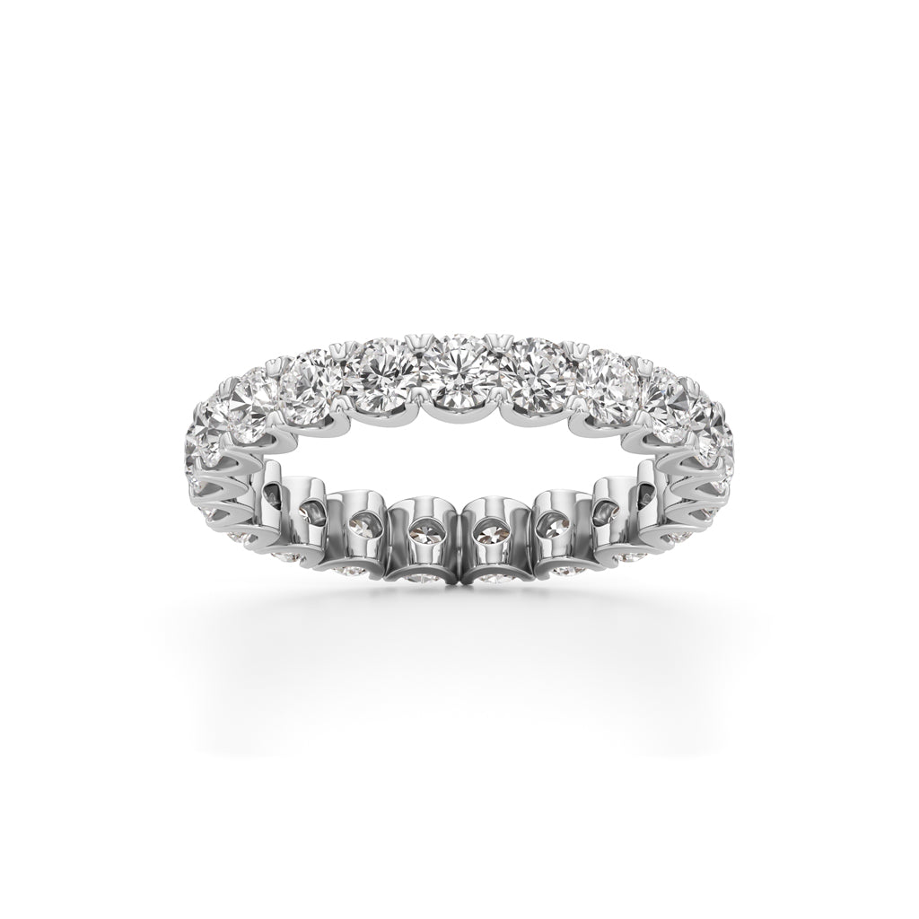 Radiance 275Ct Arc Prong Set Round Ring