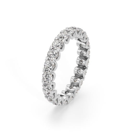 Radiance 275Ct Arc Prong Set Round Ring