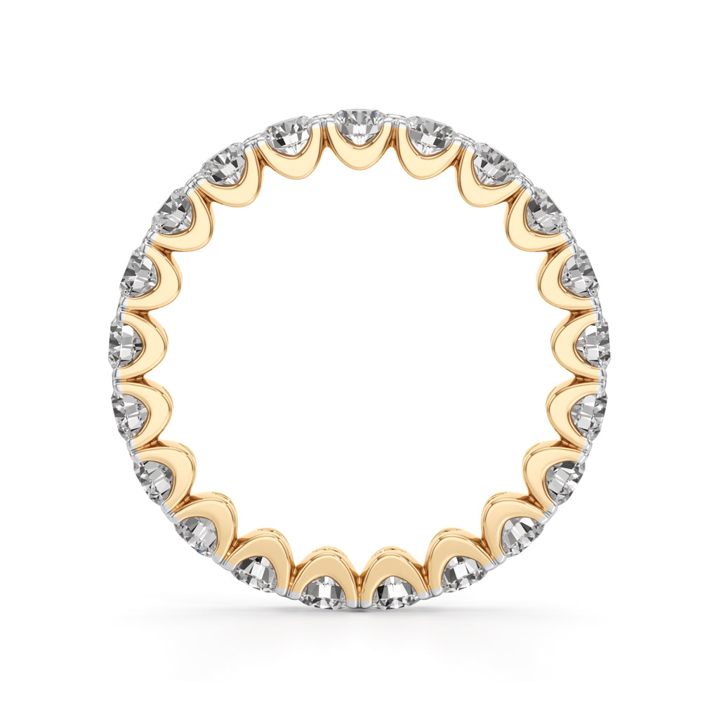 Radiance 275Ct Arc Prong Set Round Ring