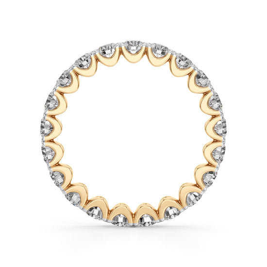 Radiance 275Ct Arc Prong Set Round Ring