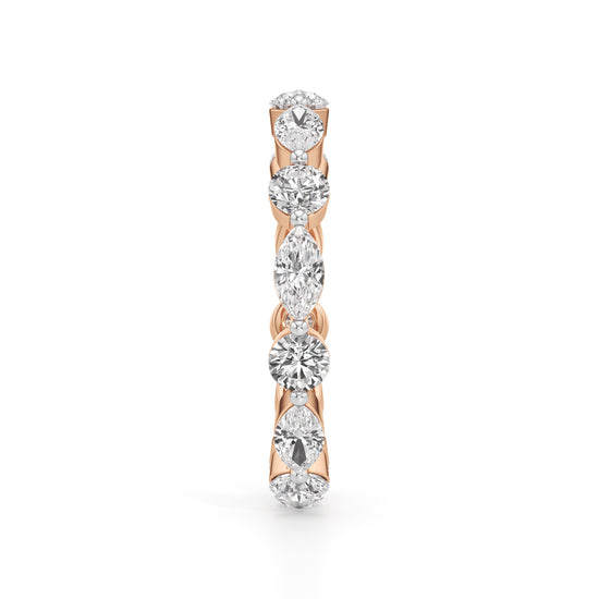 Pandora 1Ct Marquise  Round Cut Eternity Ring