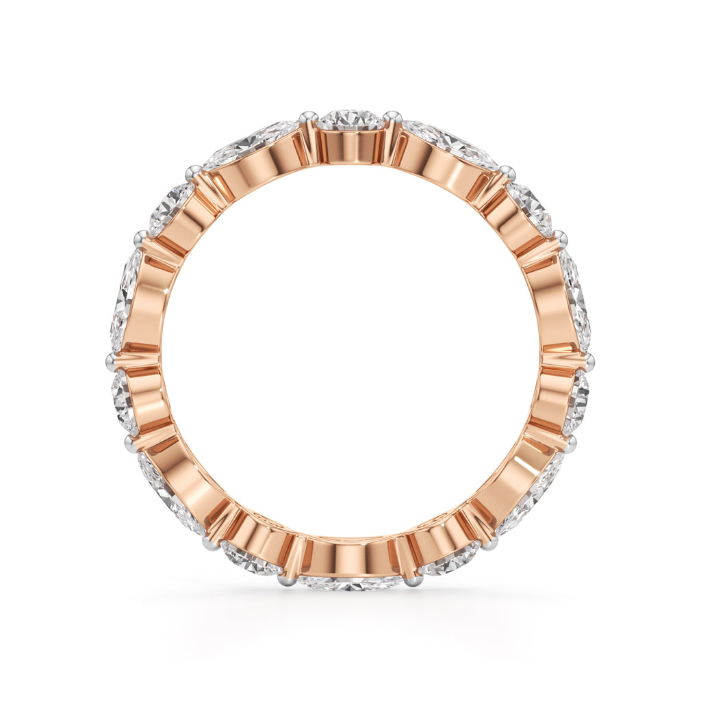 Pandora 1Ct Marquise  Round Cut Eternity Ring