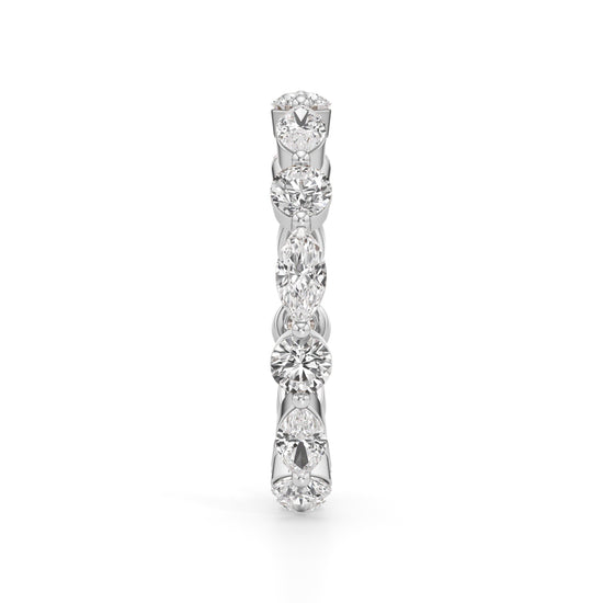 Pandora 1Ct Marquise  Round Cut Eternity Ring