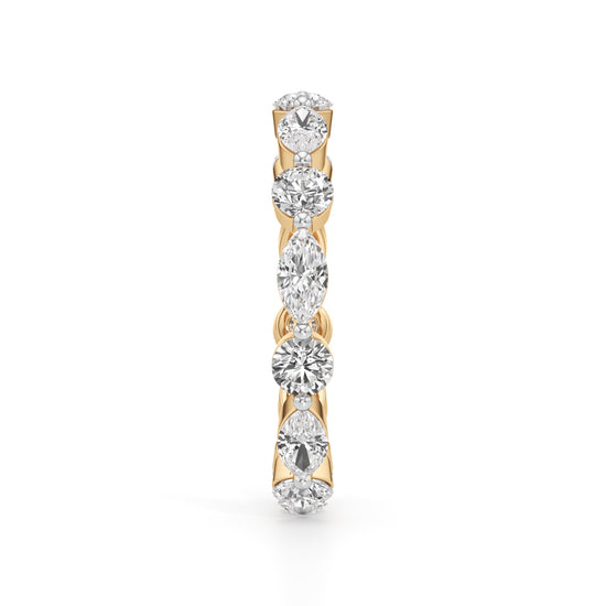 Pandora 1Ct Marquise  Round Cut Eternity Ring
