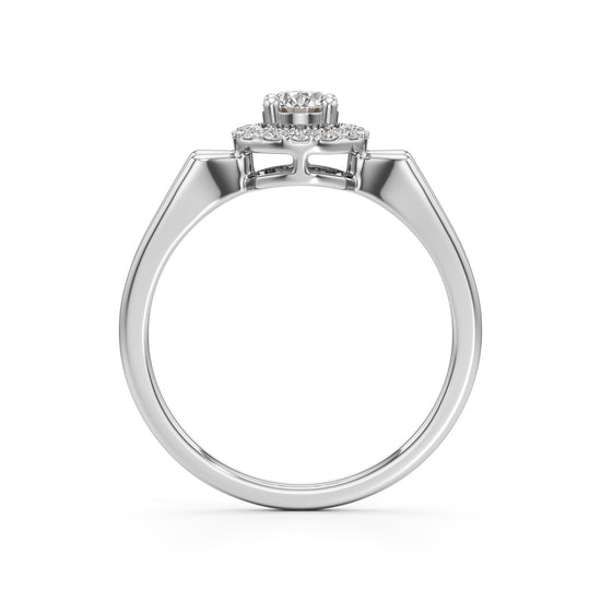 Deliora Split Round Cut Delicate Ring