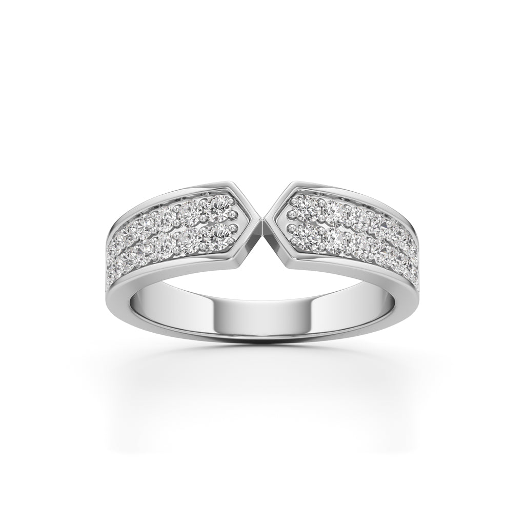 Harmonia Four Prong 050 Ct Oval Ring