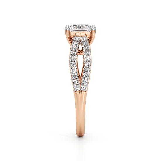 Nayla Princess-Cut Solitaire Ring