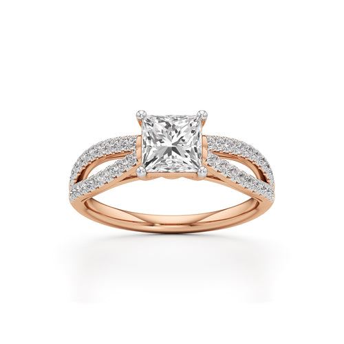 Nayla PrincessCut Solitaire Ring